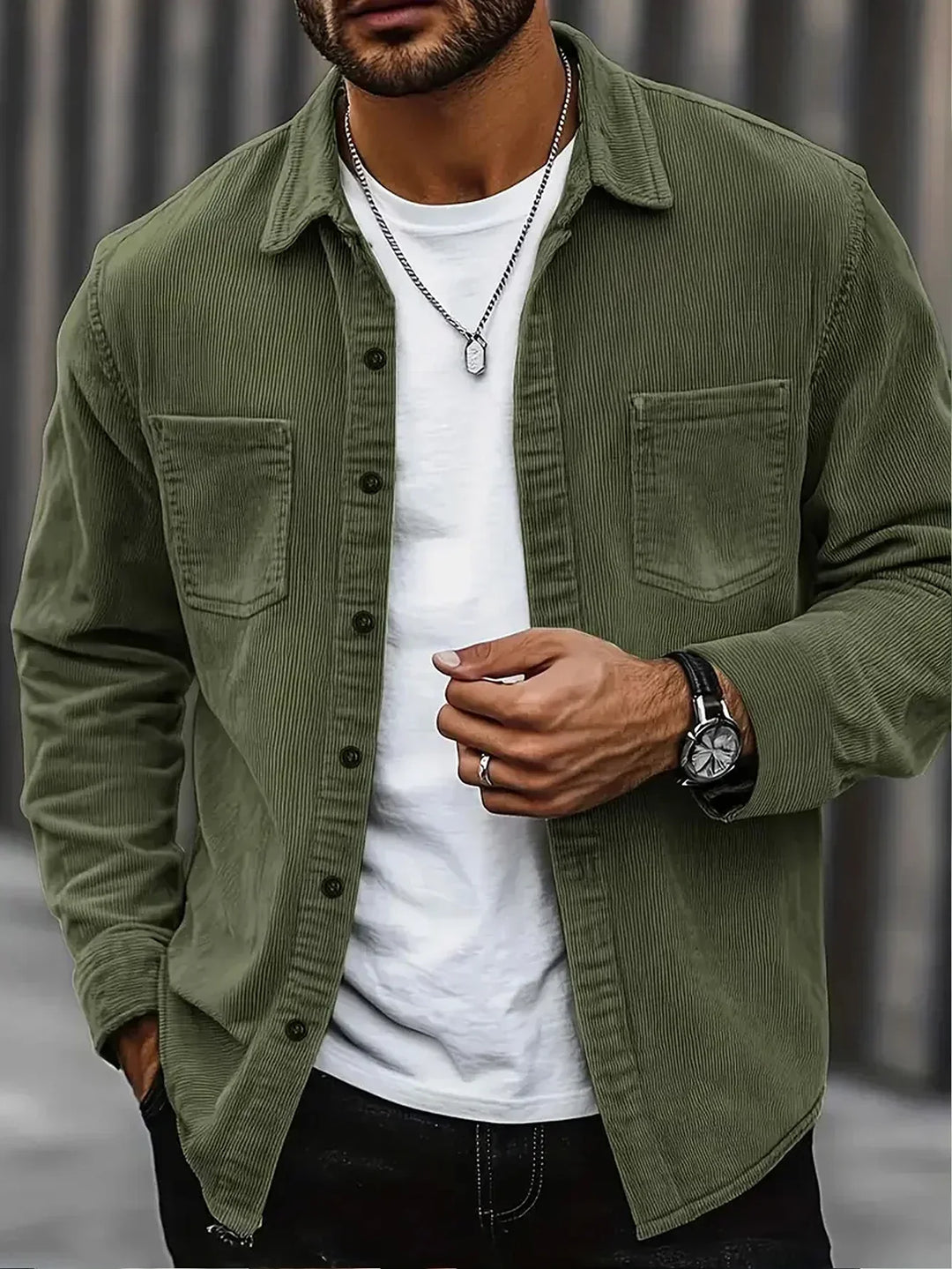 Lukas - Cord-Overshirt