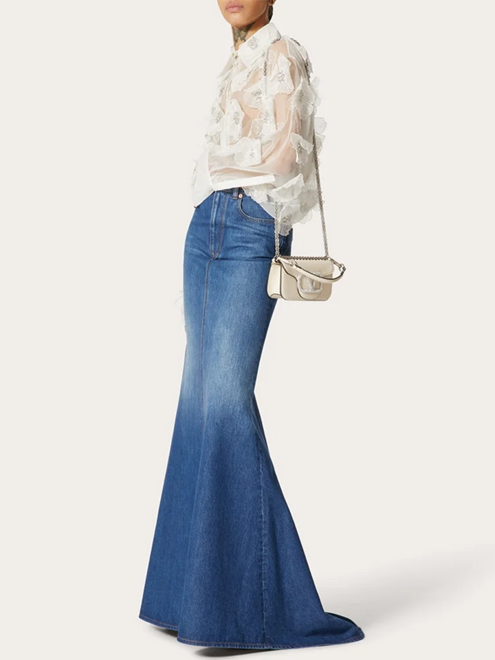 Birgit - Mesh-Bluse