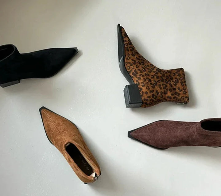 Sophie - Stiefeletten im Leoprint