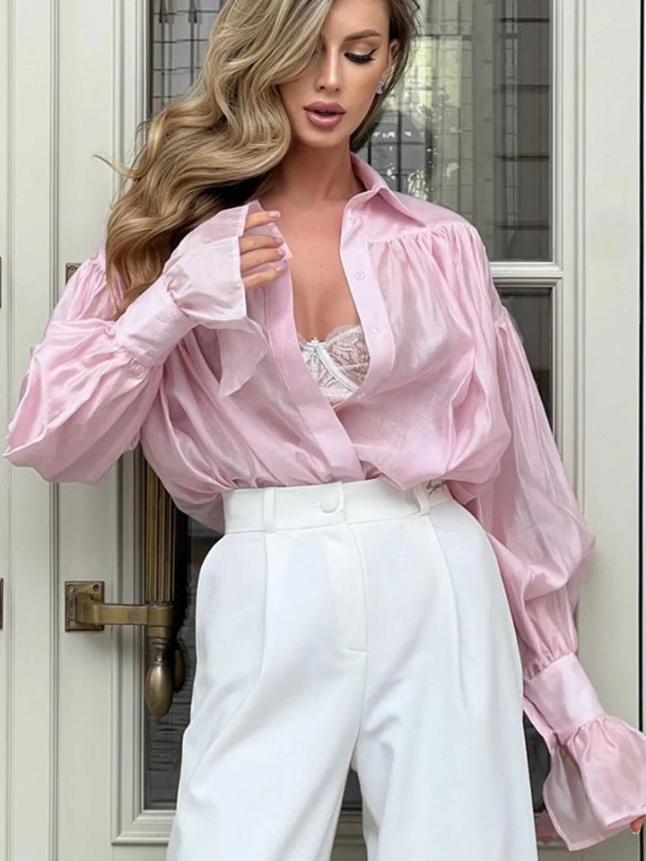 Rosa - Baumwollbluse