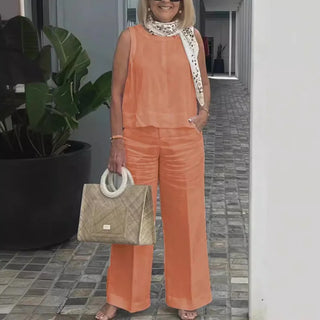 Nina - Leinenset mit weiter Hose