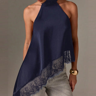 Liesel - Satin-Spitzen-Top
