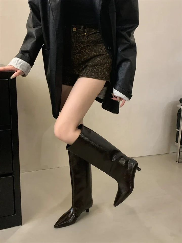 Sandy - Kniehohe Stiefel