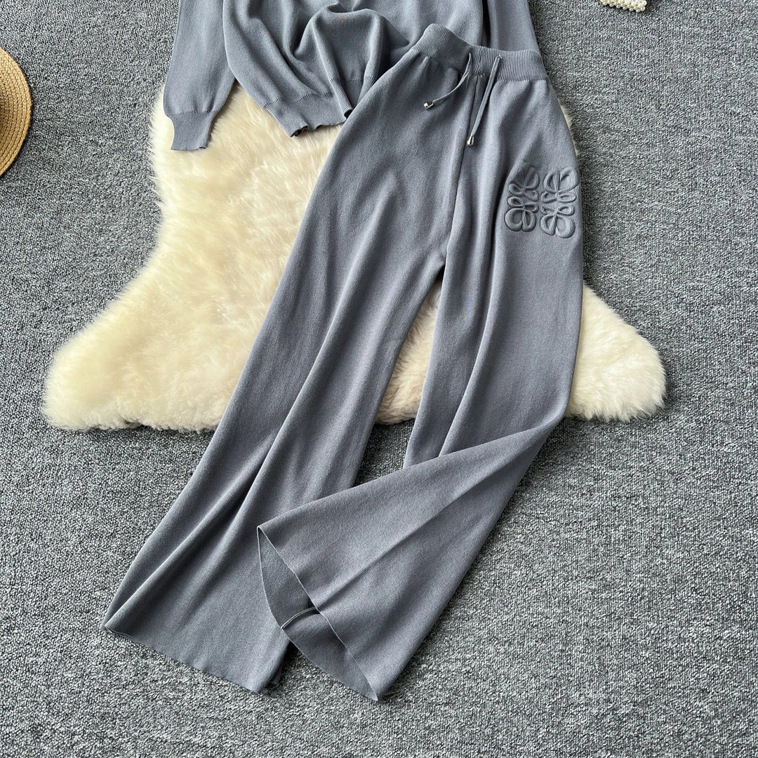 Lenja - Strickset mit weiter Hose