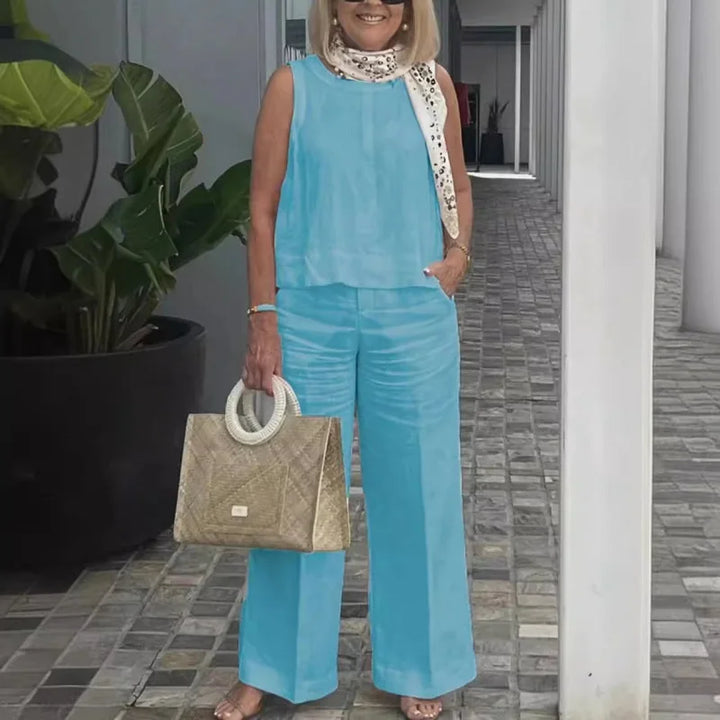 Nina - Leinenset mit weiter Hose