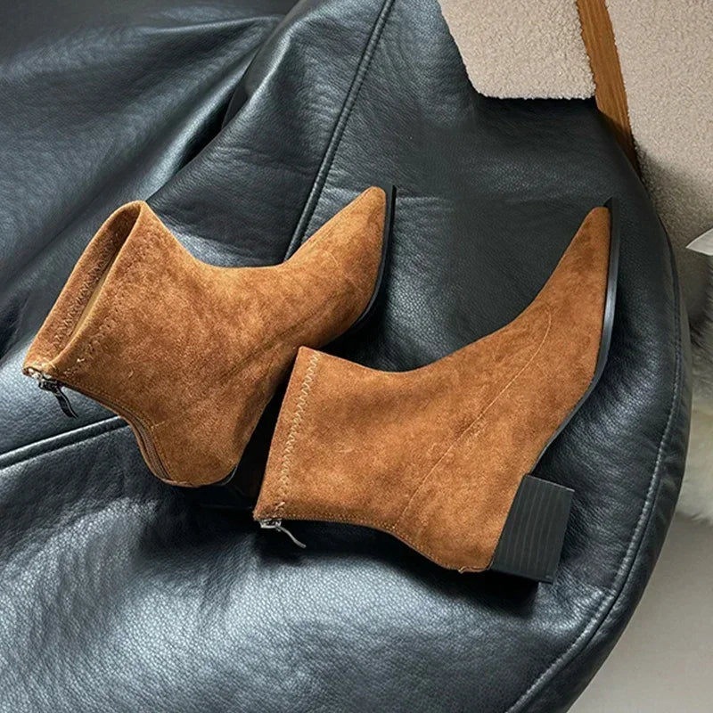 Sophie - Stiefeletten im Leoprint