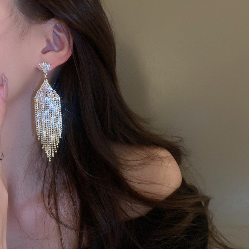 Ute - Strass-Ohrringe
