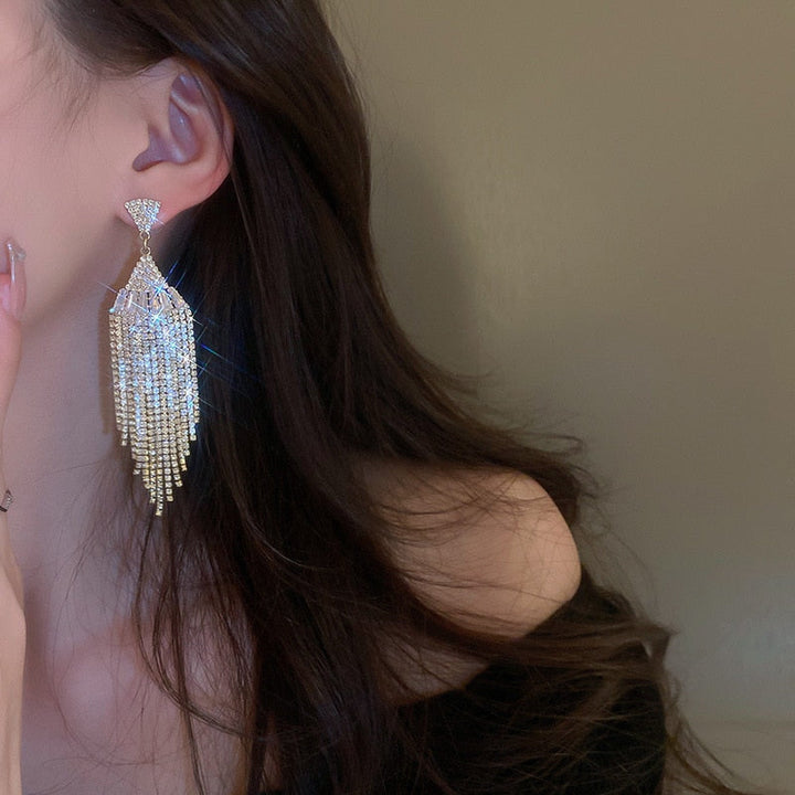 Ute - Strass-Ohrringe