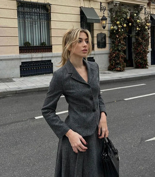 Marie - Baumwollset mit Hemdbluse