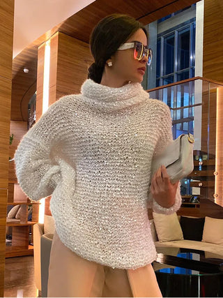 Alma - Paillettenpullover