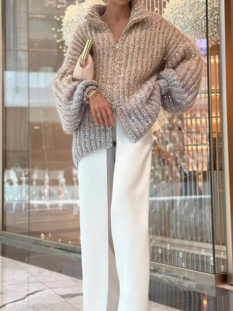 Ulrike - Paillettenpullover
