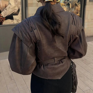Cäcilia - Jacke in Lederoptik