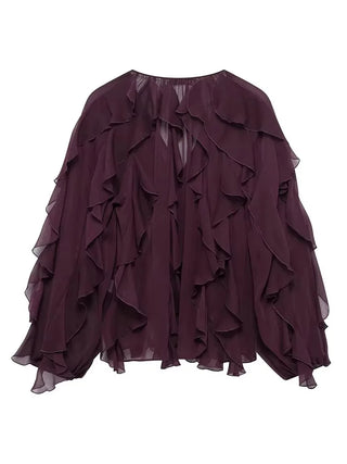 Hilde - Chiffonbluse