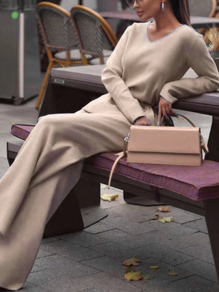 Sophie - Strickset mit weiter Hose