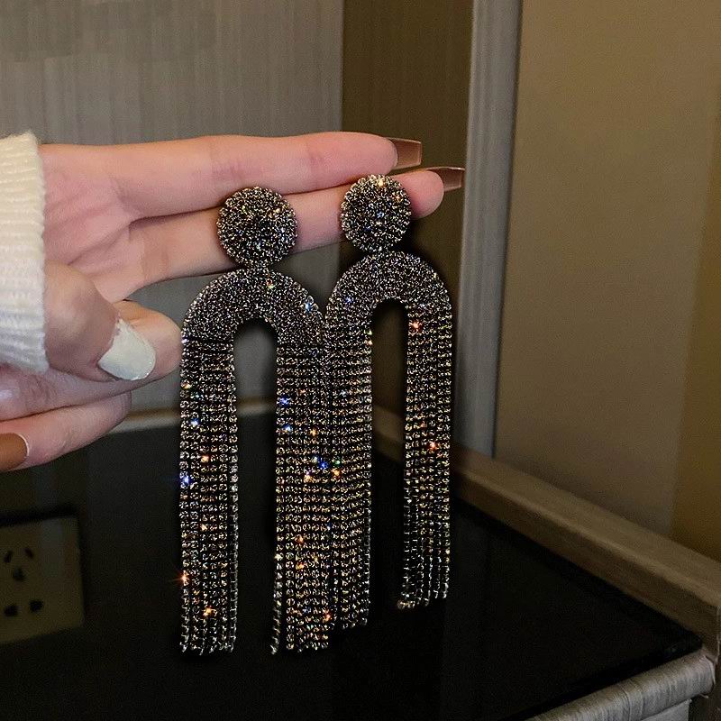 Ute - Strass-Ohrringe
