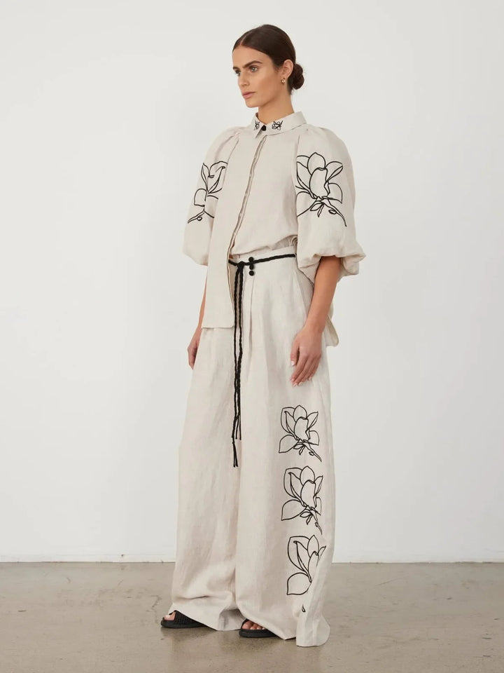 Sonja - Leinenset mit weiter Hose