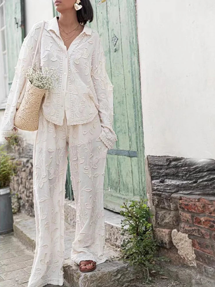 Beate - Set mit Hemdbluse