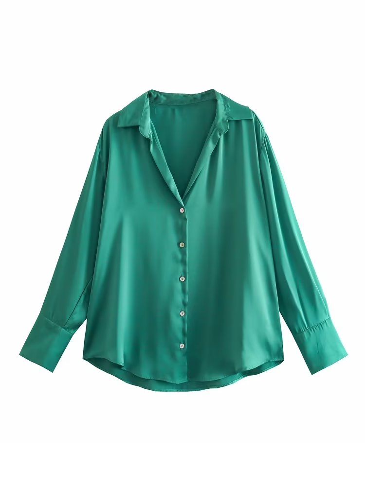 Bettina - Satinbluse