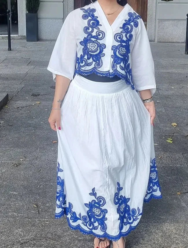 Kira - Baumwollset mit Rock