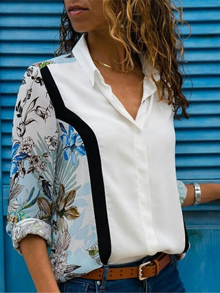Saskia - Print-Bluse