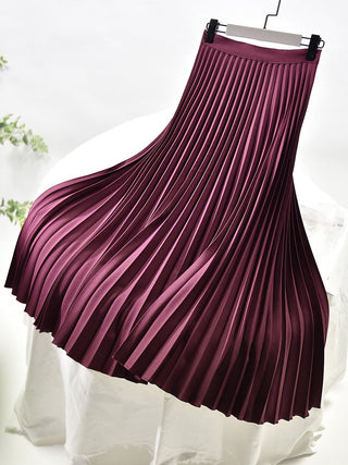 Bettina - Satin-Midirock