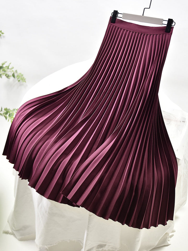 Bettina - Satin-Midirock