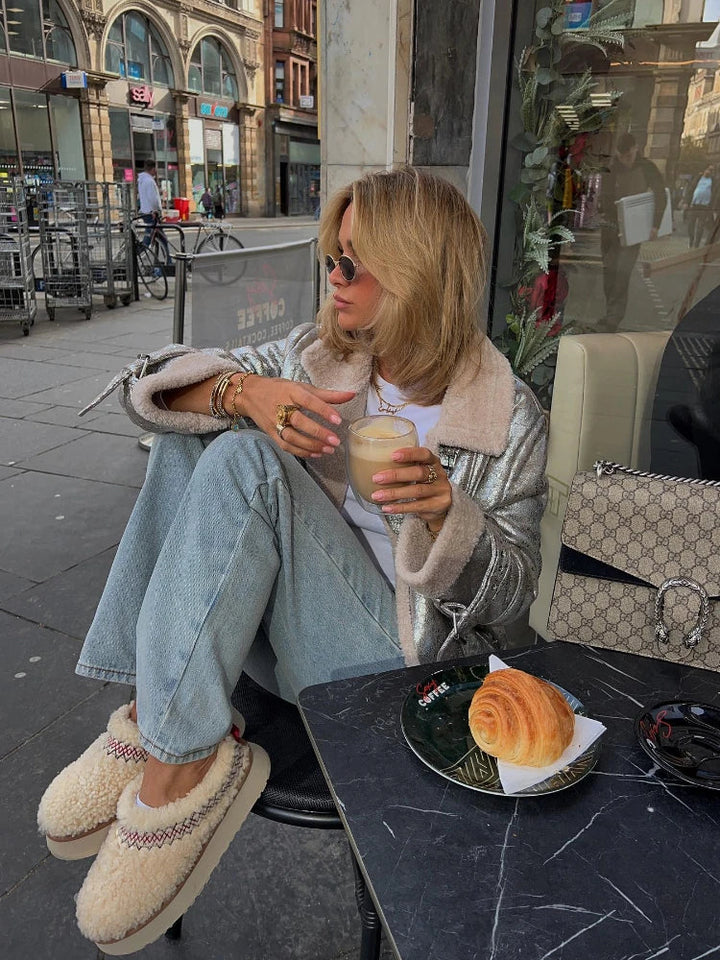Sandy - Jacke mit Kunstfell