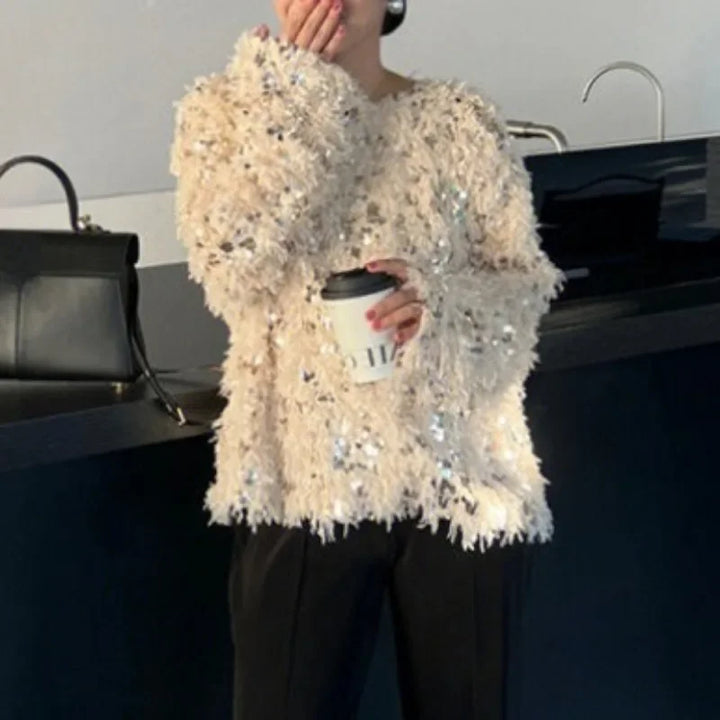 Irene - Glitzer-Pullover