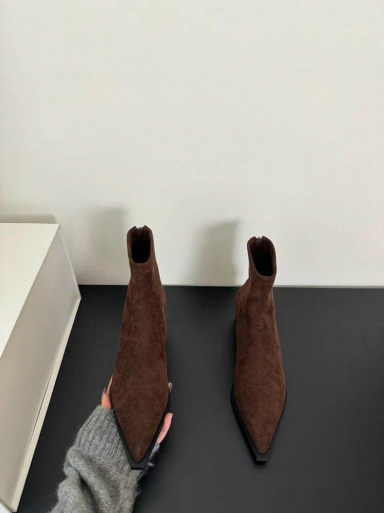 Sophie - Stiefeletten im Leoprint