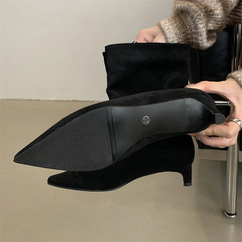 Wilma - Stiefeletten in Wildlederoptik