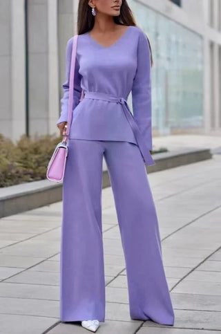 Sophie - Strickset mit weiter Hose