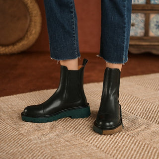 Tina - Wadenhohe Lederstiefel