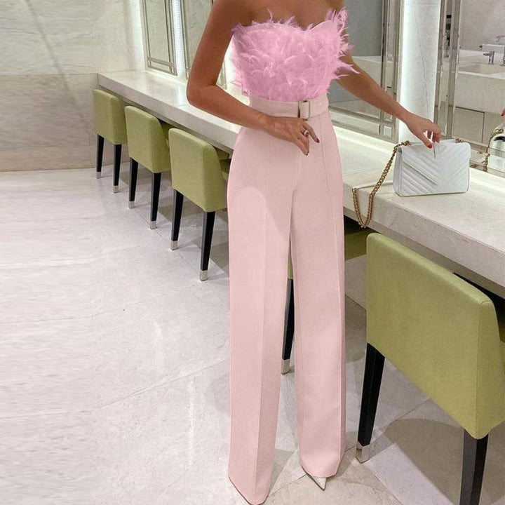Tomke - Jumpsuit mit Federn