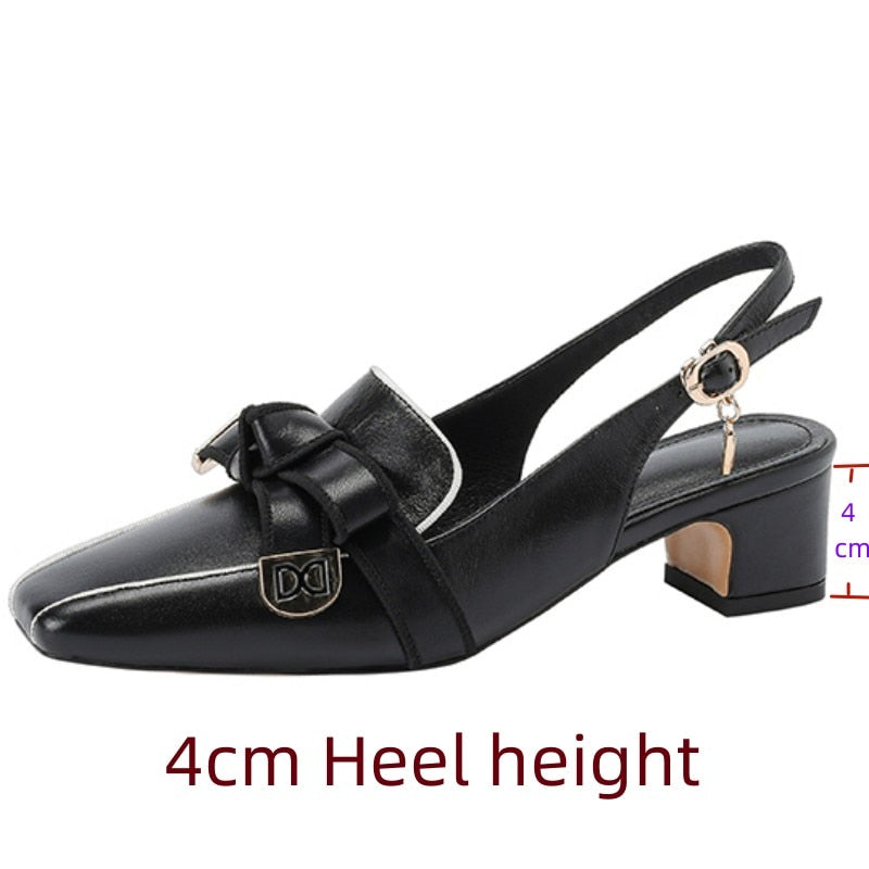 Malia - Retro-Lederpumps