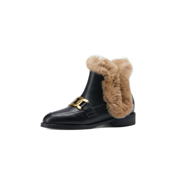 Kerstin - Slipper mit Fell