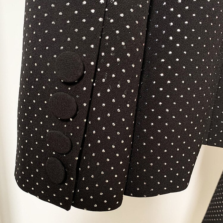 Alma - Glitzer-Blazer-Set