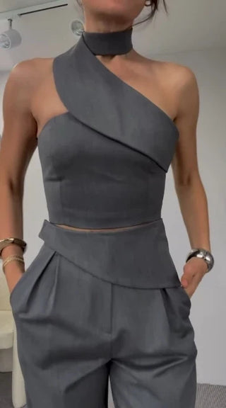 Birgit - Set mit High-Waist-Hose