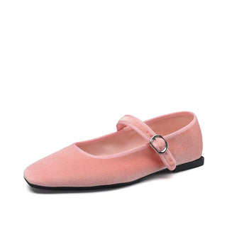 Marianne - Samt-Ballerinas