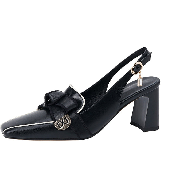 Malia - Retro-Lederpumps