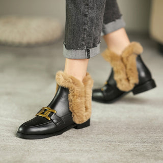 Kerstin - Slipper mit Fell