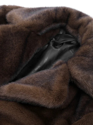 Eileen - Oversized Kunstfellmantel
