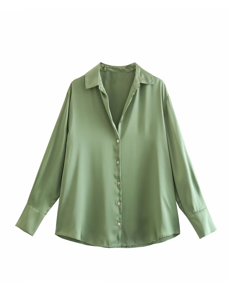 Bettina - Satinbluse