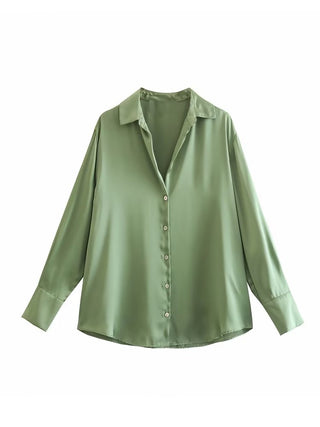 Bettina - Satinbluse