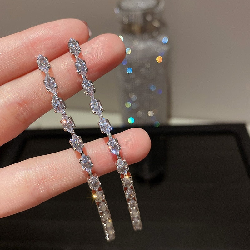 Ute - Strass-Ohrringe