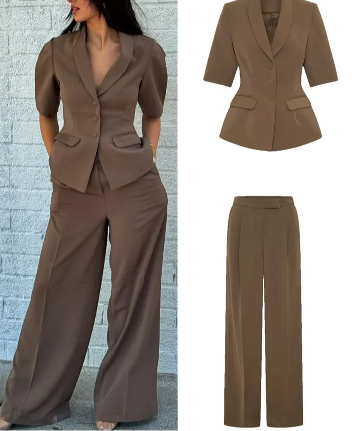 Romy - Set mit Hemdbluse