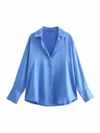 Bettina - Satinbluse