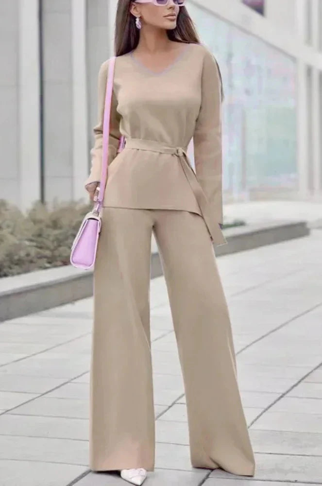 Sophie - Strickset mit weiter Hose