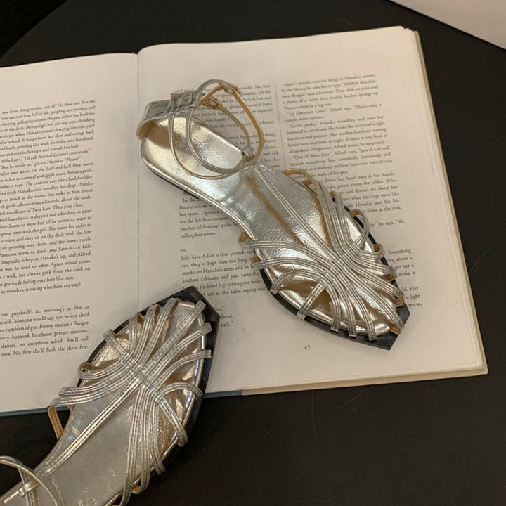 Sarah - Flache Sandalen