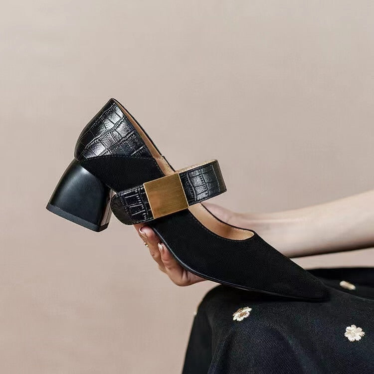 Annika - Pumps mit Blockabsatz