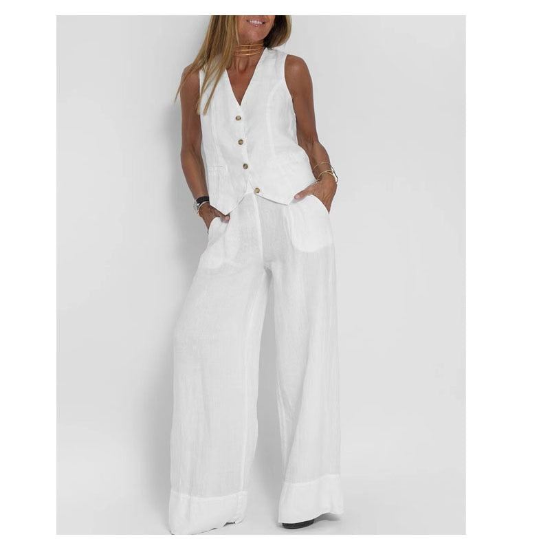 Gesa - Leinenset mit weiter Hose